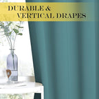NICETOWN Blackout Curtains 72 inches Long, Grommet Privacy Window Treatment - Image 4