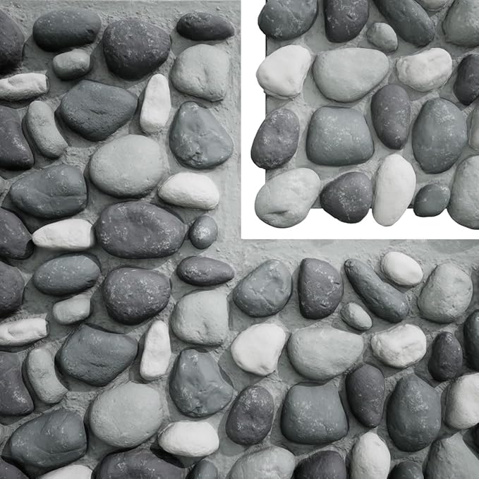 EverStone River Rock Faux Rock Panel, Azure Stone Color - Image 9