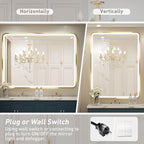 48x36 Inch LED Bathroom Mirror - Image 6