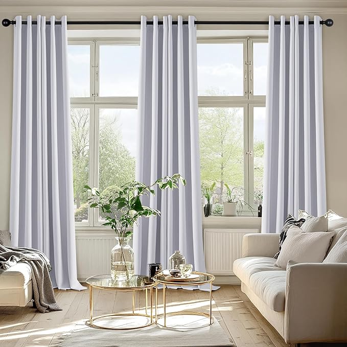 MIULEE Blackout Curtains for Bedroom Living Room 2 Panels, Thermal Insulated - Image 6