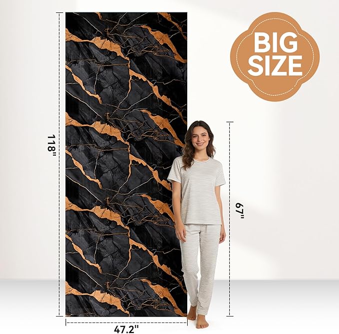 KASARO Peel and Stick Backsplash Wall Tile, 118 × 47 inch Self-Adhesive Thicker - Image 7