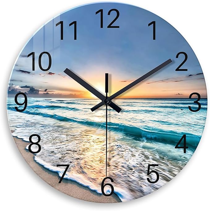20 Inch Big Wall Clocks for Living Room Decor Analog Glass Wall Clock Non by Constantplanet%E6%97%97%E8%88%B0%E5%BA%97