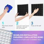 JBER Acoustic Sound Foam Panels, 6 Pack 2" X 12" X 12" Charcoal Soundproofing - Image 5