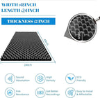 1 Pcs Sound Proof Foam Panels |48"×24"×2" Quick-Recovery Soundproof Wall Panels - Image 2