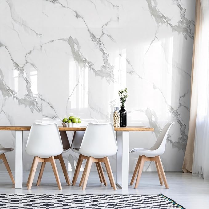 Marble Peel and Stick Waterproof Wall Paneling, Covers 38.75 Sq. Ft. - Image 7