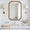 WallBeyond 20" x 30" Rounded Corner Arch Wall Mirror by WallBeyond