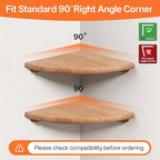 Gieanoo Floating Corner Shelves - Image 7