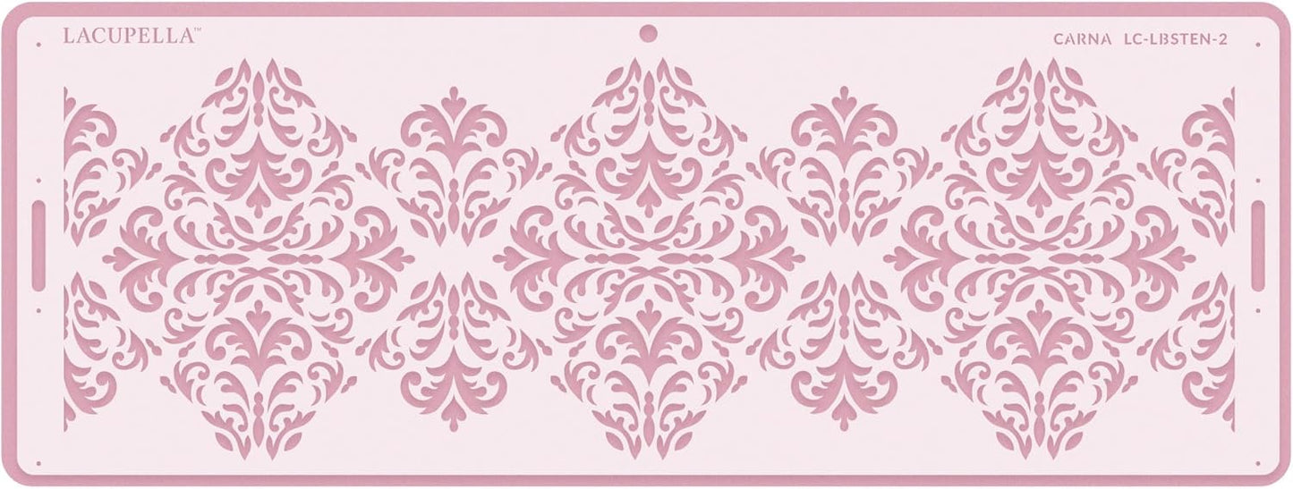 Long Border Cake Stencil, 4" x 12.75" (CARNA)