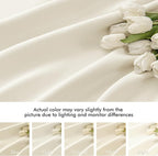 MIULEE Birch Back Tab Blackout Curtains 120 Inch Long 2 Panels Set - Image 8