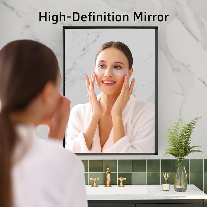 36"x 24" Black Bathroom Mirrors - Image 3