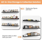 upsimples Floating Shelves for Wall, 47.3 Inch Shelves for Decor Storage Set of - Image 6