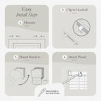 CHICOLOGY Cordless Mini Blinds for Indoor Windows, 28.75" W x 48" H, Light - Image 5