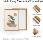 Large Framed Abstract Boho Wall Art - Image 4