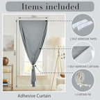 Self-Adhesive Total 100% Blackout Window Treatment - Image 6