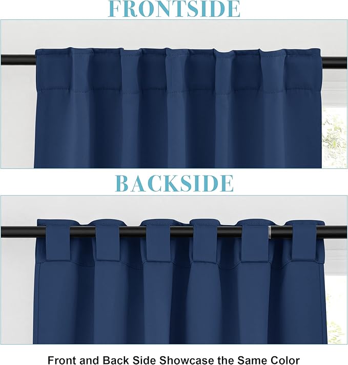 RYB HOME Blackout Curtains for Bedroom, Window Shades Thermal Insulating - Image 6