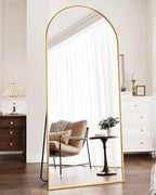 Floor Length Mirror, Wall Mounted Mirrors, Arched-Top Body Mirror - Image 2