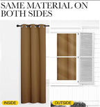 NICETOWN Gold Brown Wall Curtains - Image 5