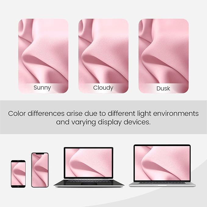 Baby Girl Pink Bedroom Decor Curtains 2 Panels Set - Image 7