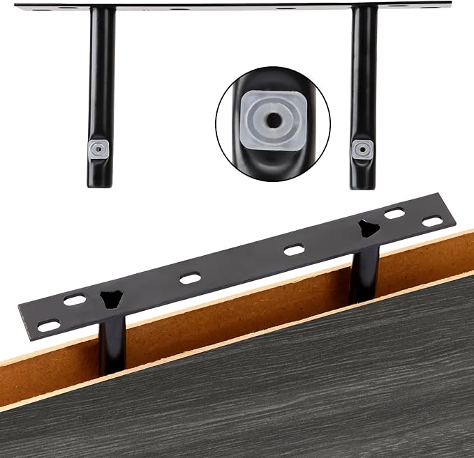 Fixwal 15.8in Floating Shelves, Rustic Wood Finish Wall Shelves Set of 4 - Image 4