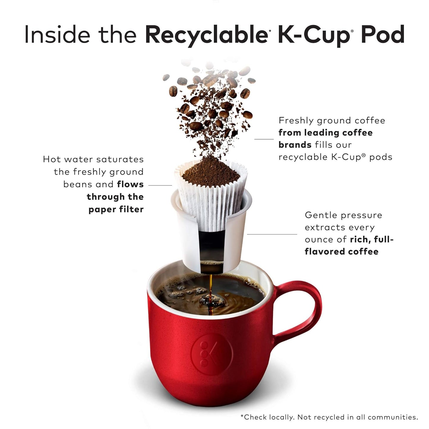 Caribou Coffee Reindeer Blend, Single-Serve Keurig K-Cup Pods, Dark Roast Coffee Pods, 88 Count