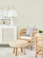 Orainege Peel and Stick Wallpaper Cream Beige Wallpaper Textured Contact Paper - Image 4