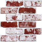COMSTICKC 3D Faux Brick Wall Panels Peel and Stick, Not Real Brick, Small Size by COMSTICKCDECOR