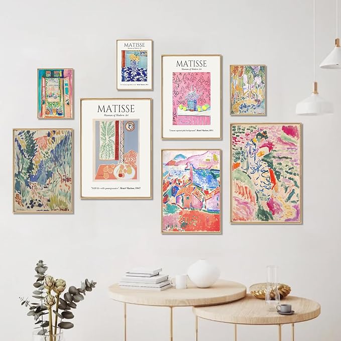 uniro Matisse Wall Art Prints, Matisse Eclectic Wall Decor, Henri Matisse - Image 3