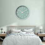 HZDHCLH Wall Clocks Battery Operated, Wall Clock Green, 14 inch Wall Clock - Image 8