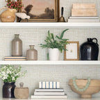 Beige Wallpaper Grasscloth Peel and Stick Wallpaper Beige Contact Paper - Image 5