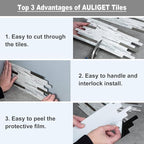 AULIGET 40 Sheets Faux Stone Peel and Stick Backsplash - Image 7