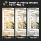 Briivue 84x32 Inch LED Bathroom Mirror - Image 4