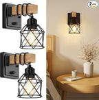 FadimiKoo Dimmable Wall Sconces Set of Two, Bedside Wall Mounted Lamp by FadimiKoo