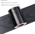 LaCheery Black Wood Mirror Frame Border Peel and Stick Mirror Border Tape Black - Image 3