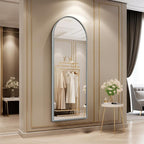 Arch Full Length Wall Mirror, Metal Aluminum Frame Modern Simple Home Decor - Image 2