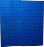 Wall Control 30-P-3232BU Blue Metal Pegboard Pack by Wall+Control