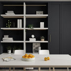 FUKU MON 23.6" X 393" Dark Gray Wallpaper Peel and Stick Contact Paper Solid - Image 5