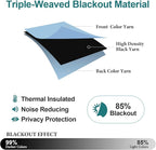 ChrisDowa Blackout Curtains 45 Inches Long - Image 4