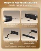 EZVALO 13-Inch Wireless Picture Light, 4000mAh Rechargeable Battery LED Art - Image 8