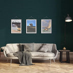 Dark Green Wallpaper Peel and Stick Textured Blackish Green Grasscloth Contact - Image 5