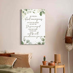 HIWX Christian Inspirational Wall Decor, Be Strong and Courageous Bible Verses - Image 3