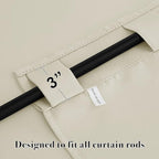 RYB HOME Small Window Curtains - Image 4