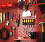 Wall Control 30-P-3232R Red Metal Pegboard Pack - Image 3