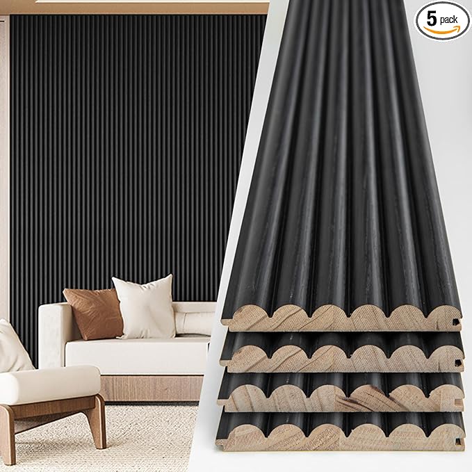 Art3d Fluted Wood Panel by Art3d