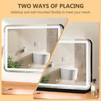 Ratsamee Black 26" x 20" Vanity Mirror - Image 5