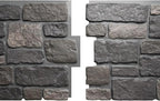 EverStone Cobblestone Faux Stone Panel, Charcoal Color - Image 8