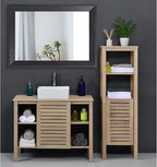AAZZKANG Black Mirrors for Wall Rectangle Wood Framed Large 28"x20" Decorative - Image 6