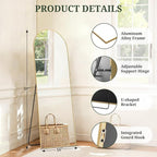 Mirror Full Length 59"x16" Full Body Floor Mirror - Image 4