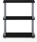 Furinno TURN-S-TUBE Storage Shelves Set of 2, 3-Tier Book Shelf, Corner Shelf - Image 6