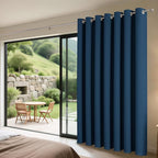 Joydeco Blackout Patio Sliding Door Curtains 96 Inches Long, Grommet Privacy - Image 3