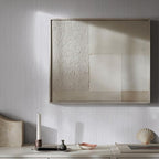 White Grasscloth Peel and Stick Wallpaper Texture Contact Paper A Set of 15.7" - Image 3